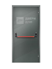 Однопольная дверь дымогазонепроницаемая